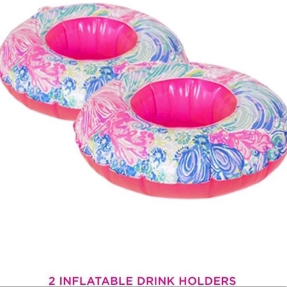 Lilly Pulitzer Other - NEW Lilly Pulitzer 2 inflatable drink holders